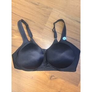 Vanity Fair Bra Size 38c Black Wireless Full Figure Coverage Sport 71500 7396